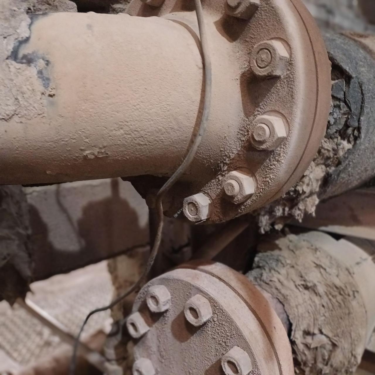 Flanges e conexões inspecionados em campo